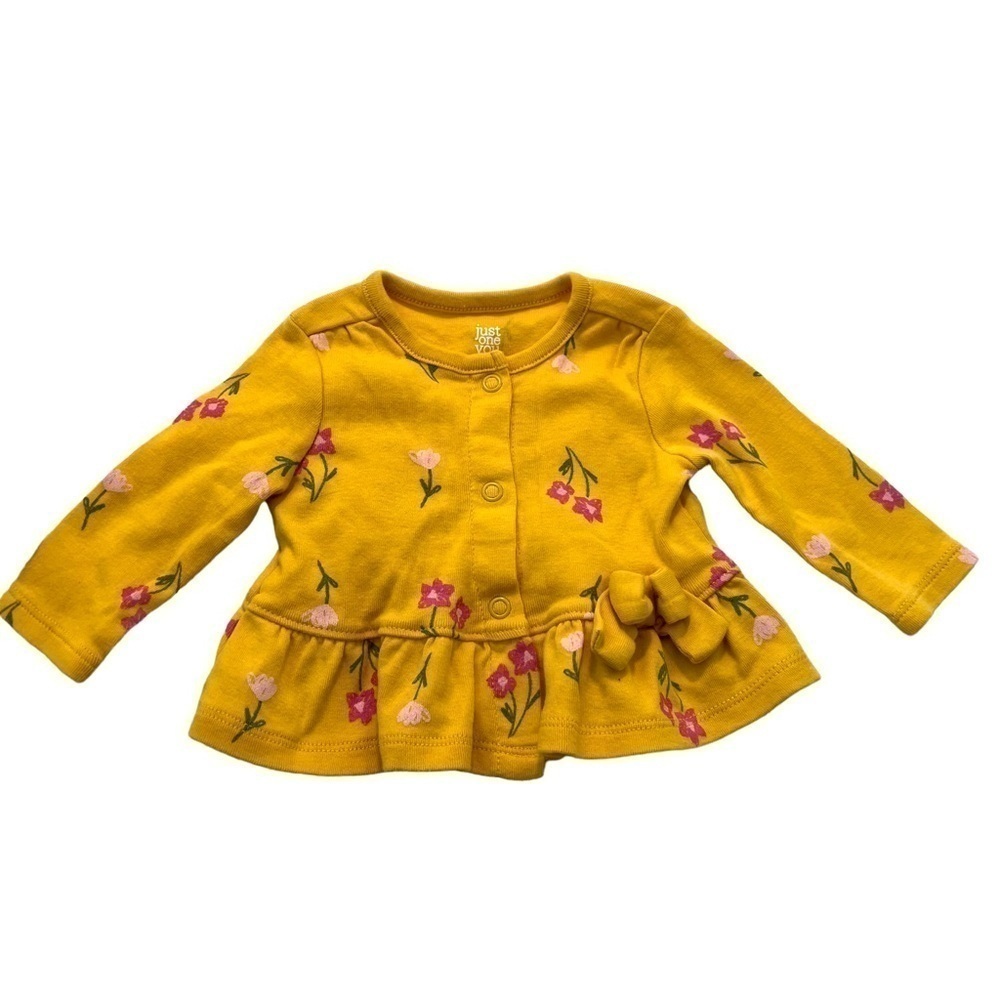 Just One You Made by Carter's Layering Cardigan Yellow Floral